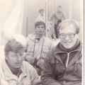12. Гонки на кубок Ассоль Валаам 1987г. Лео Ланкинен, Сергей Багаев, Михаил Тихонов, Курочкин Володя.jpg